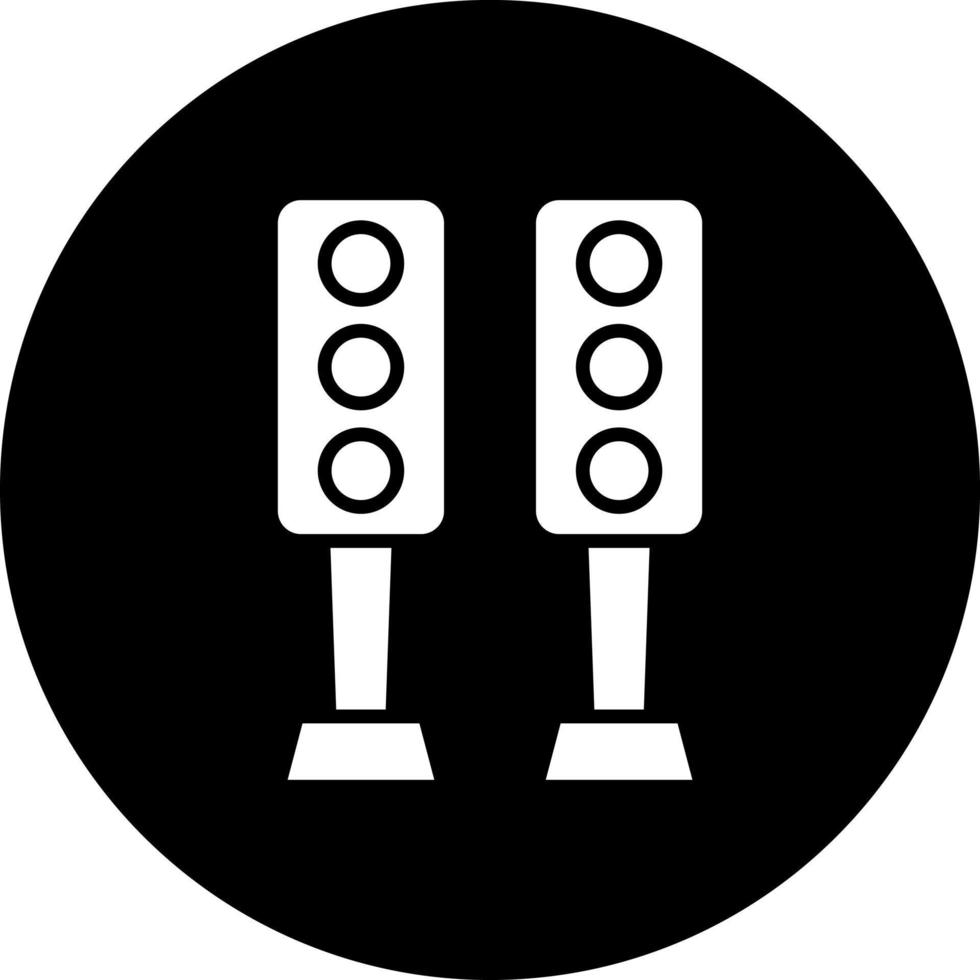 Traffic Light Vector Icon Style