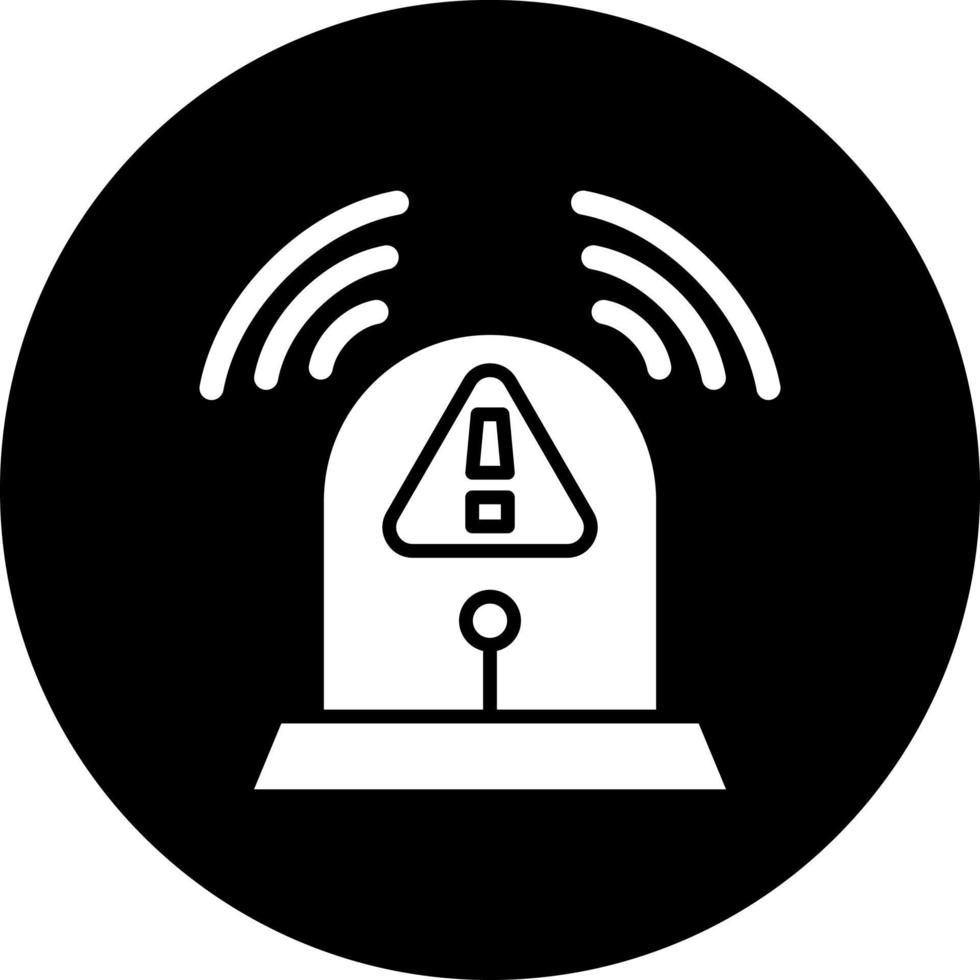 Fire Alarm Vector Icon Style