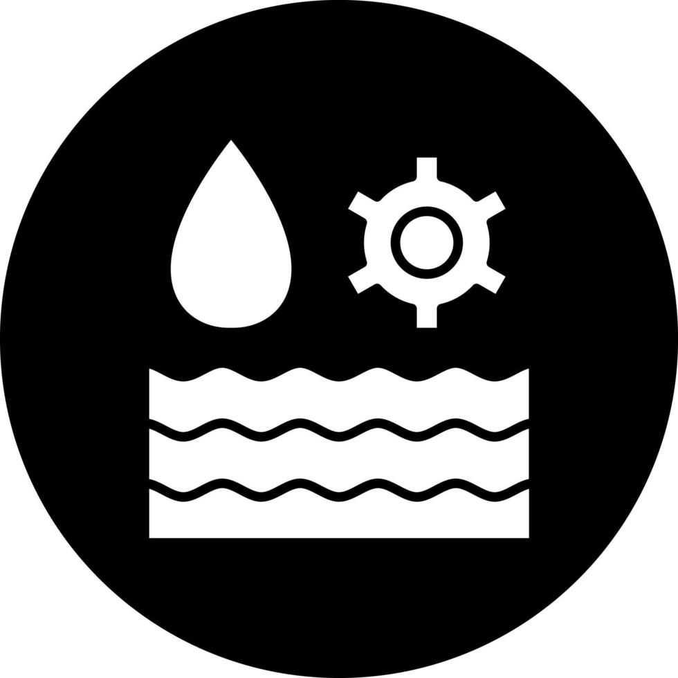 agua administración vector icono estilo