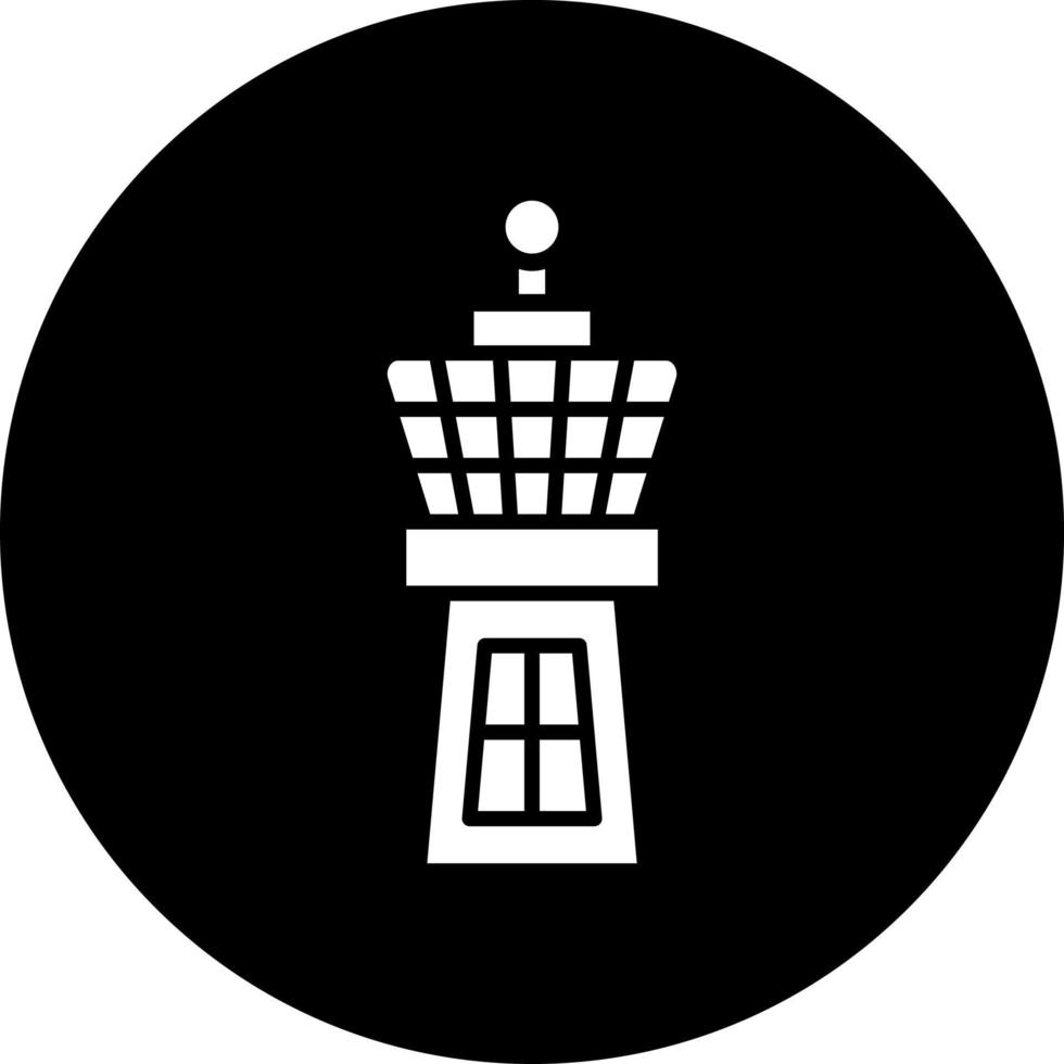 Control Tower Vector Icon Style