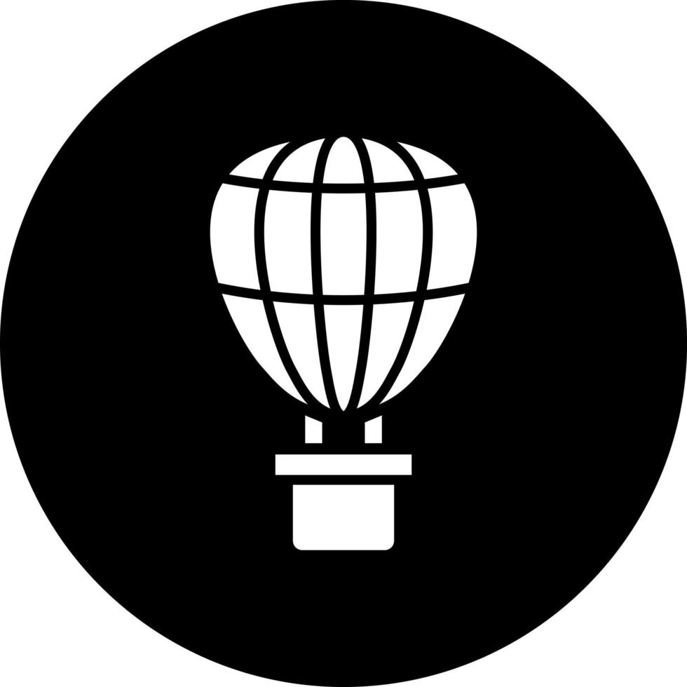 aire globo vector icono estilo