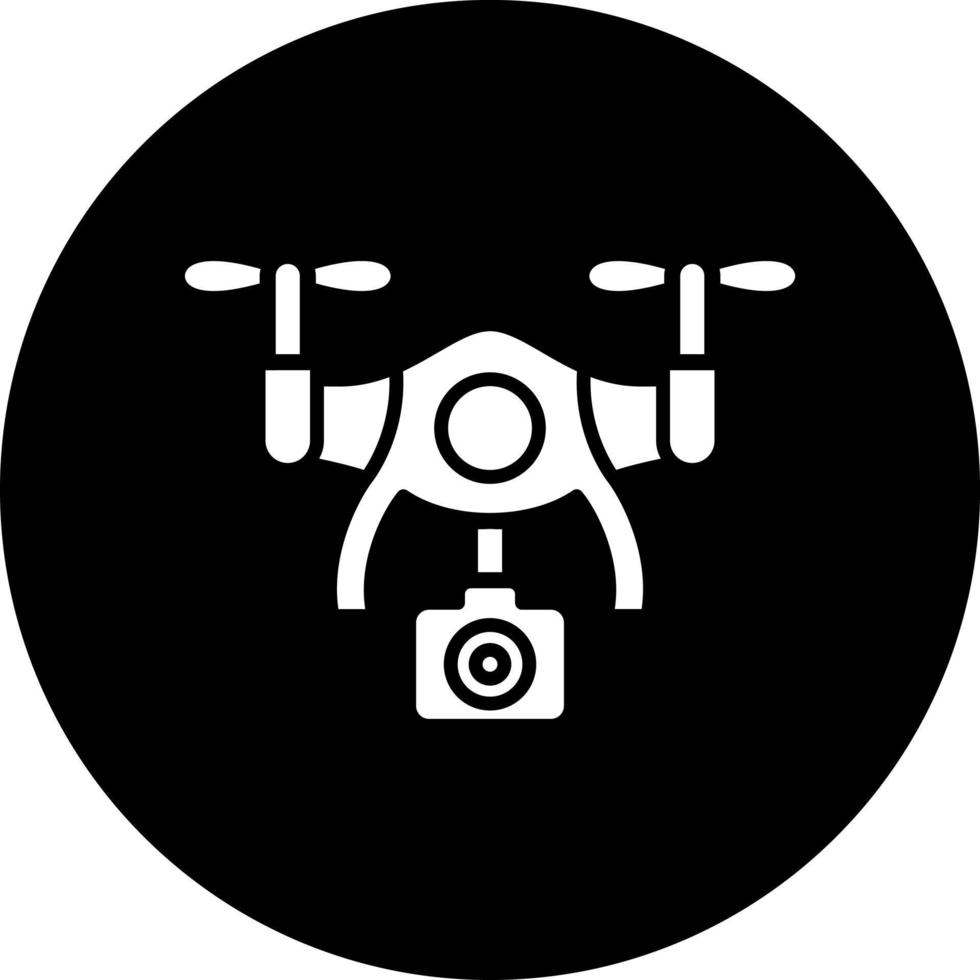 Drone Camera Vector Icon Style