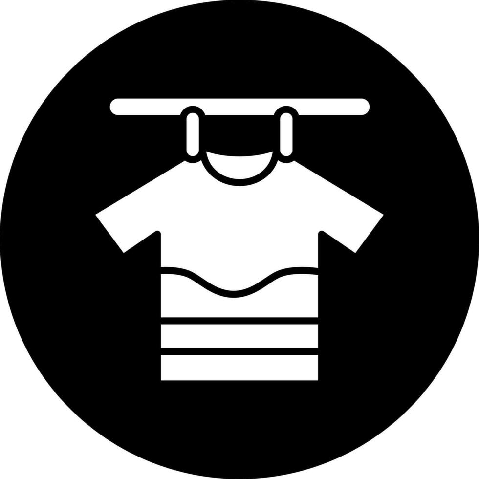 Drying Clothes Vector Icon Style