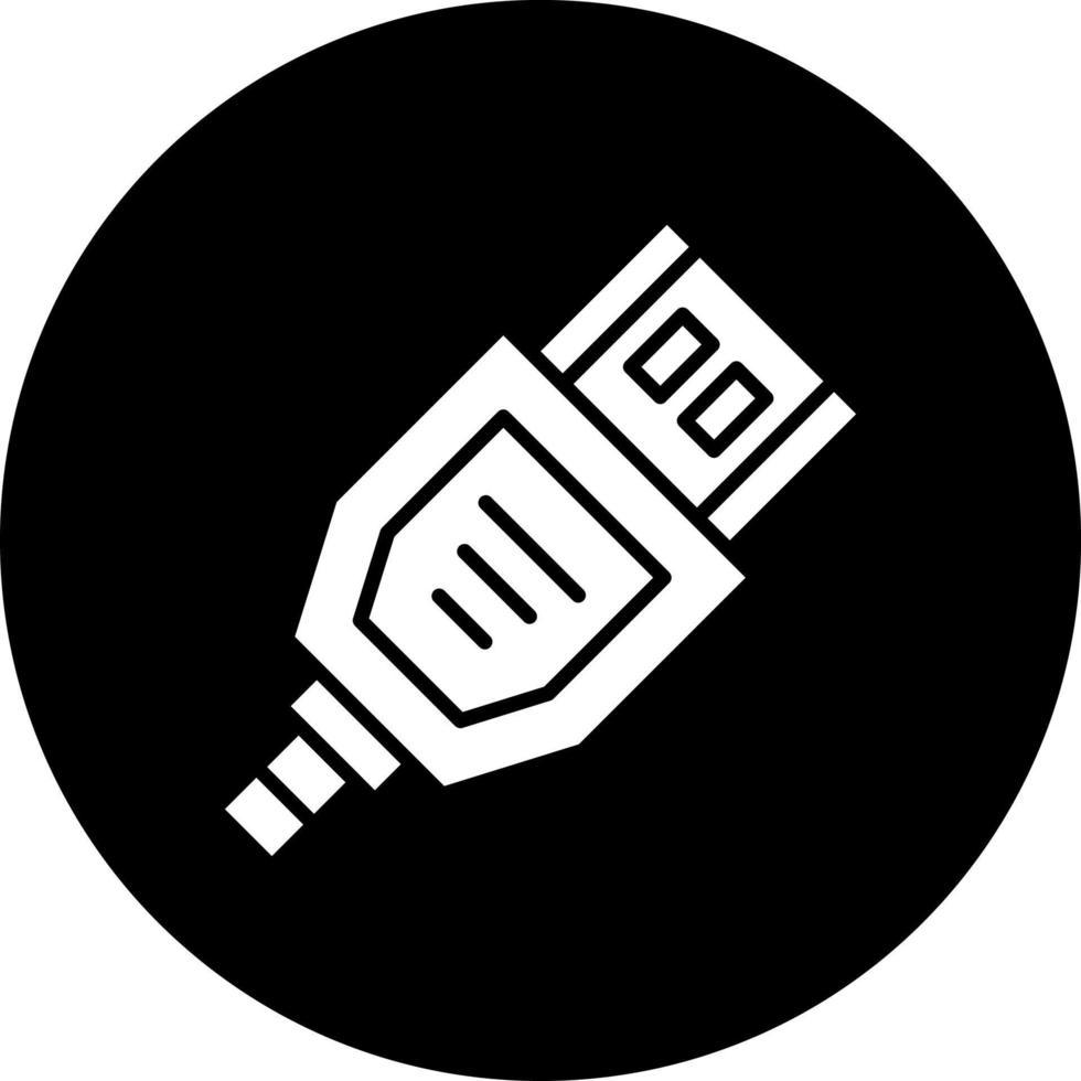 Hdmi Cable Vector Icon Style