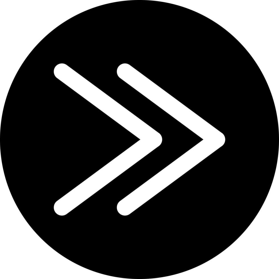 Double Arrow Vector Icon Style