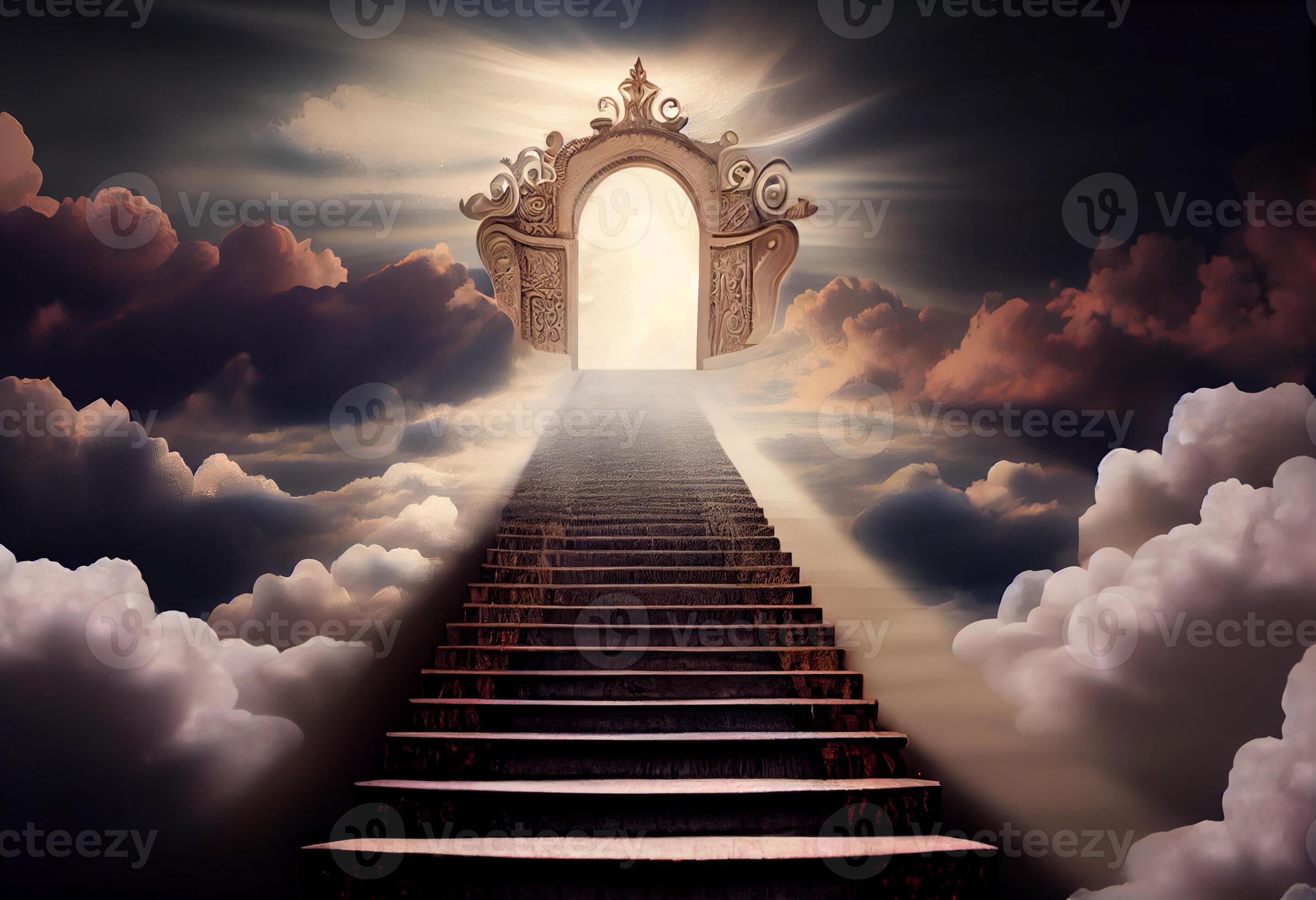 Heavens gate to heaven end of life. Stairway to Heaven. Religious