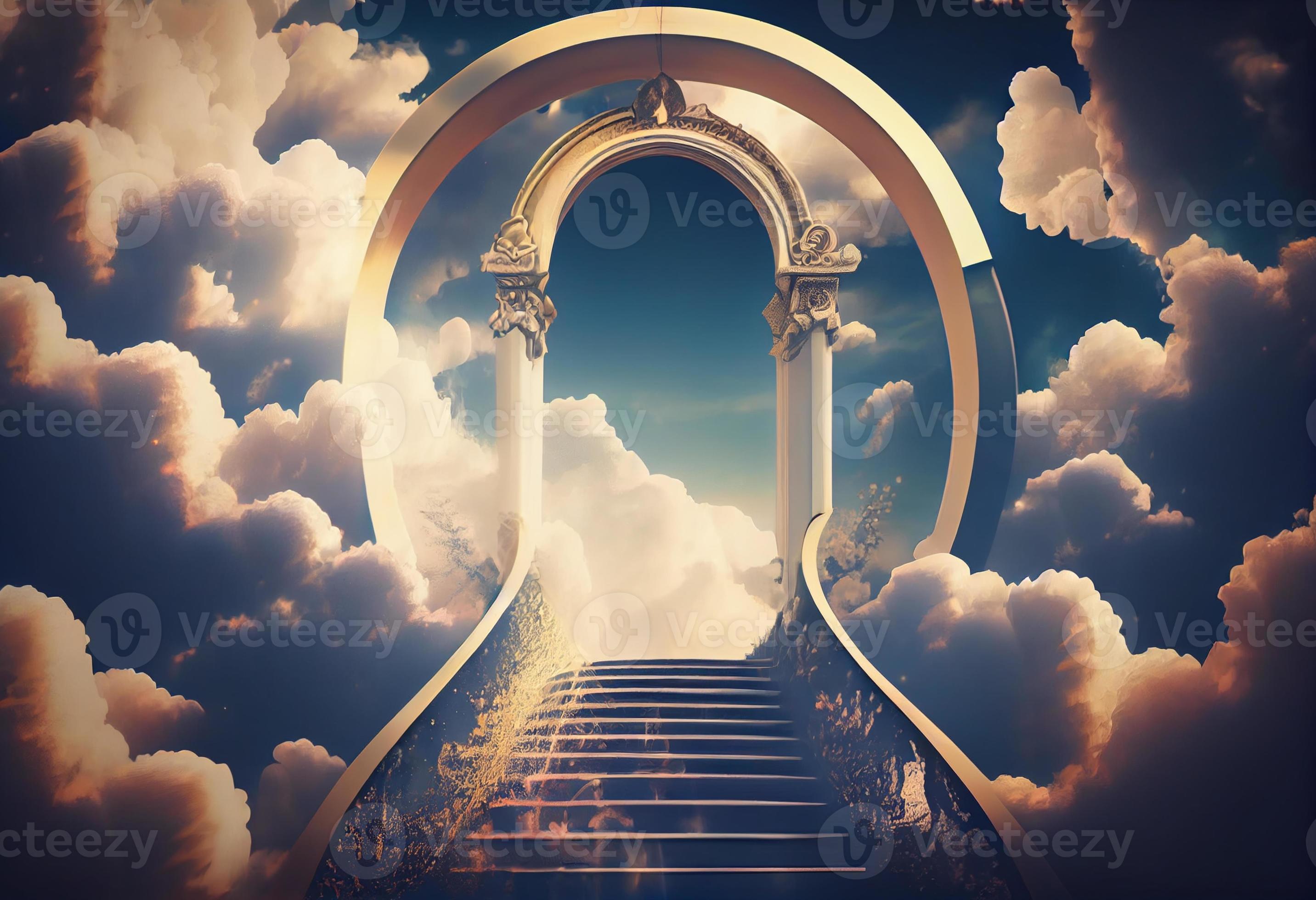 Heavens gate to heaven end of life. Stairway to Heaven. Religious