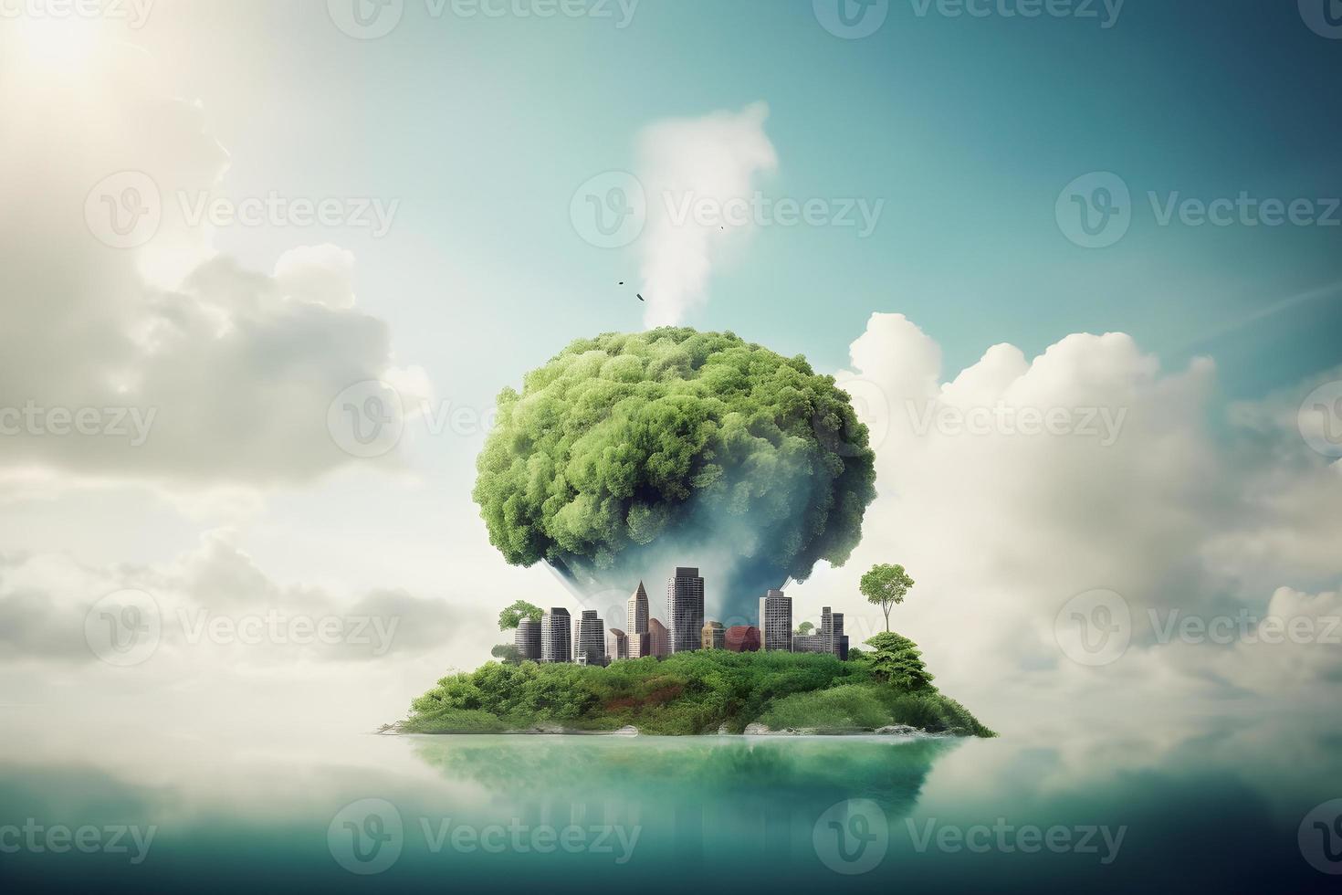 Greening for a Sustainable Future Reducing CO2 Emissions through Renewable Energy for a Healthier Ecology and a Cooler Planet on Earth Day photo