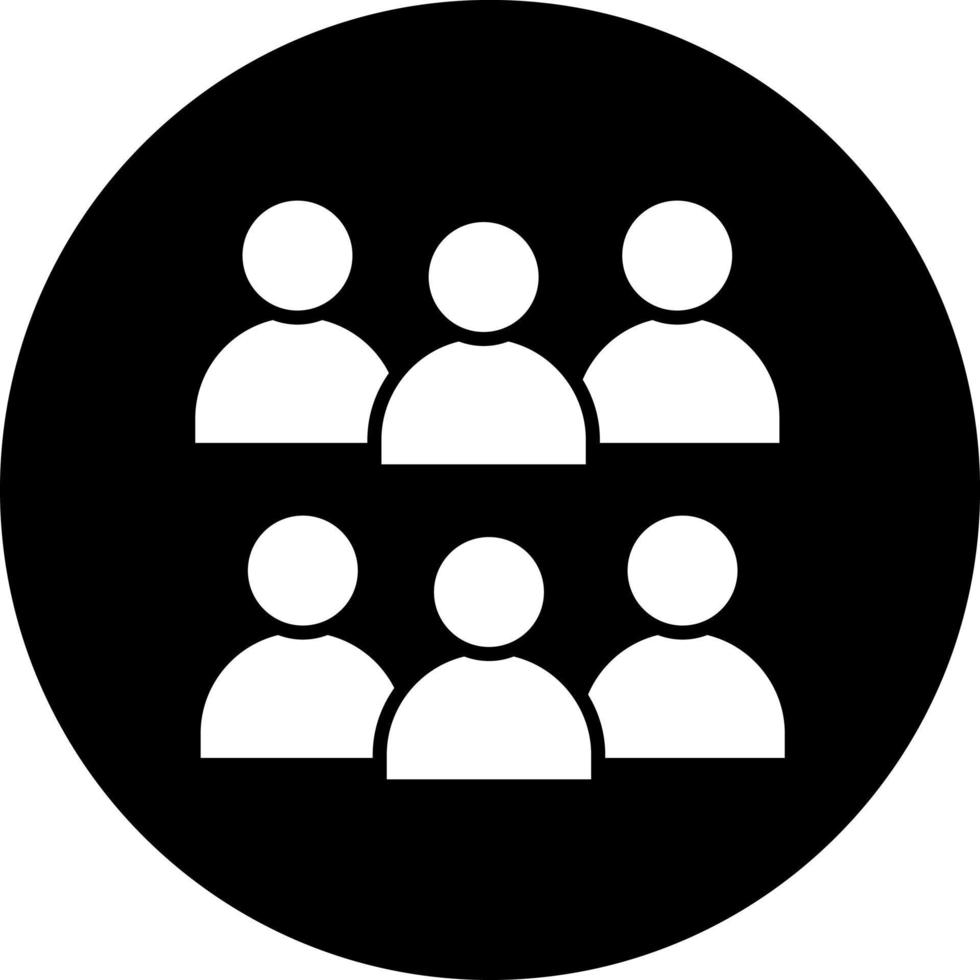 Small Group Vector Icon Style