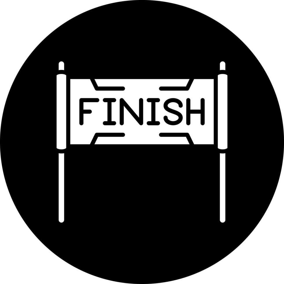 Finish Vector Icon Style