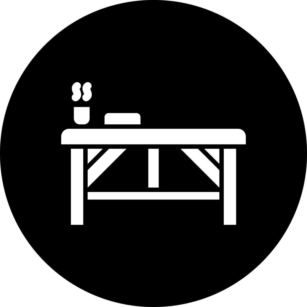 Spa Bed Vector Icon Style