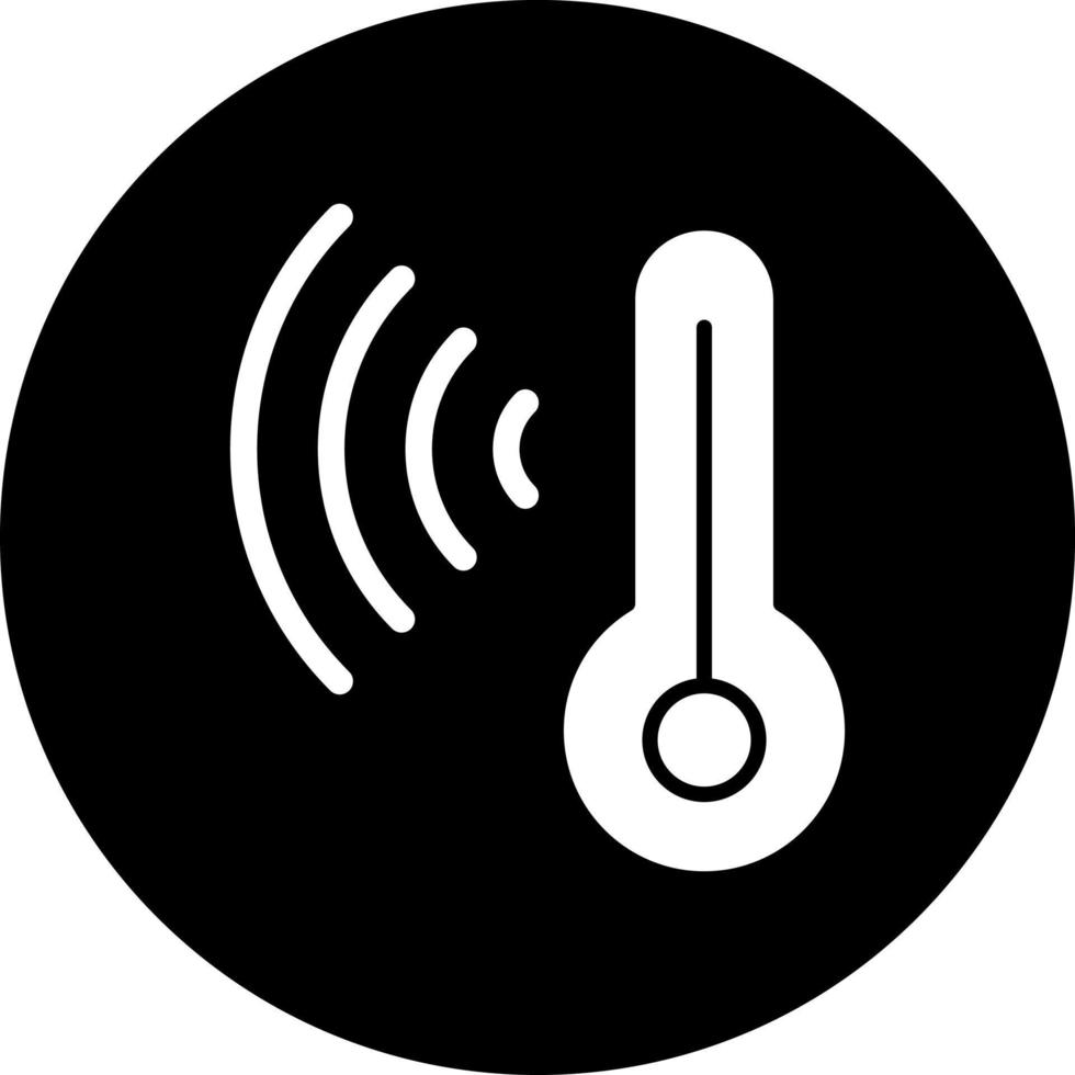 inteligente temperatura vector icono estilo