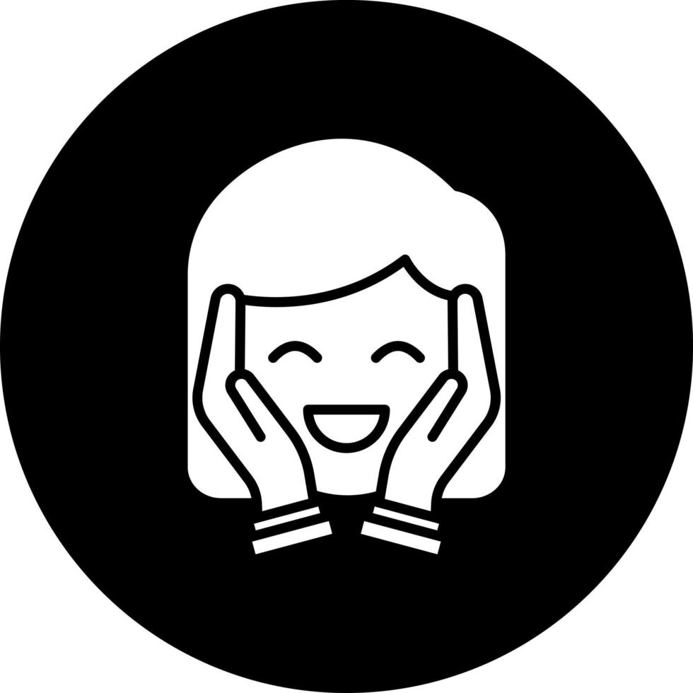 Face Massage Vector Icon Style