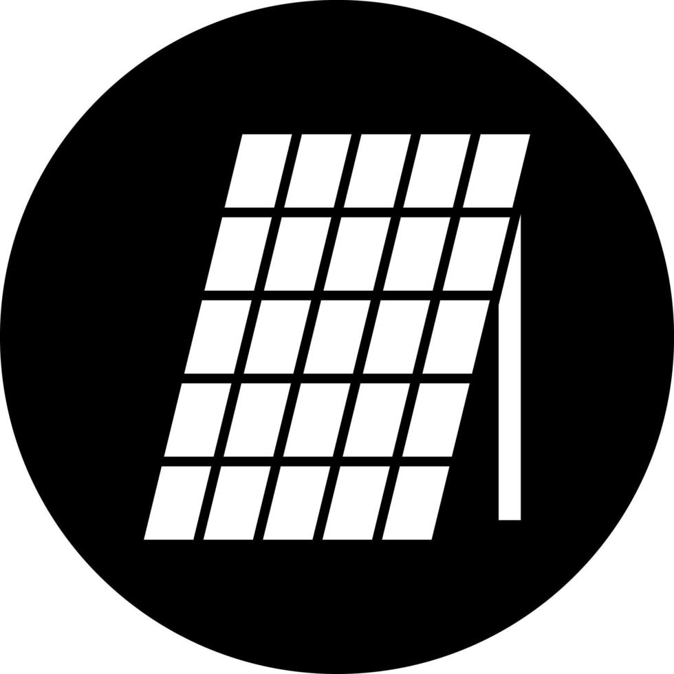 Solar Panel Vector Icon Style
