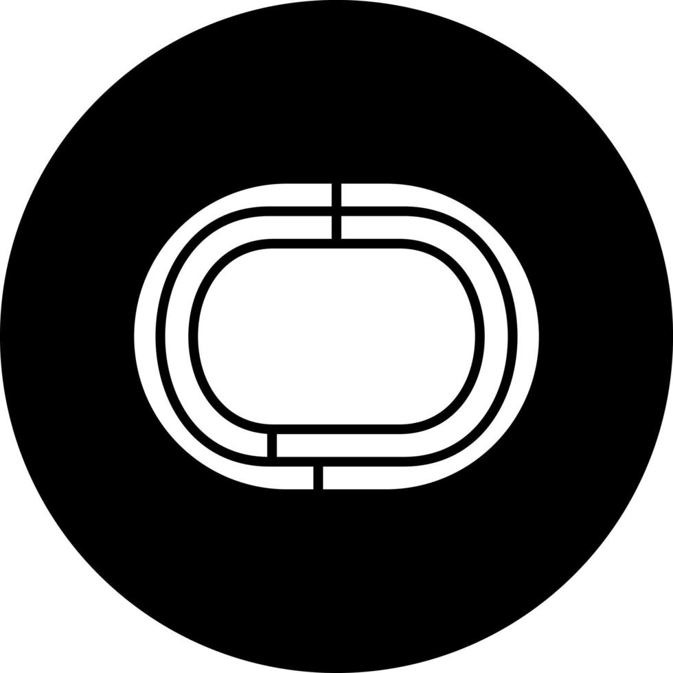 Running Track Vector Icon Style