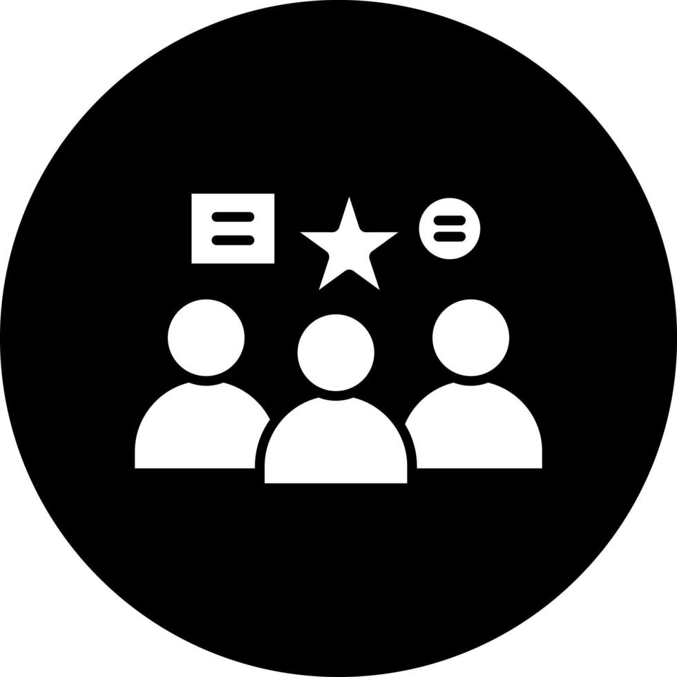 Group Activities Vector Icon Style