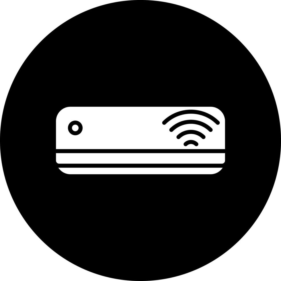 Smart Air Conditioner Vector Icon Style