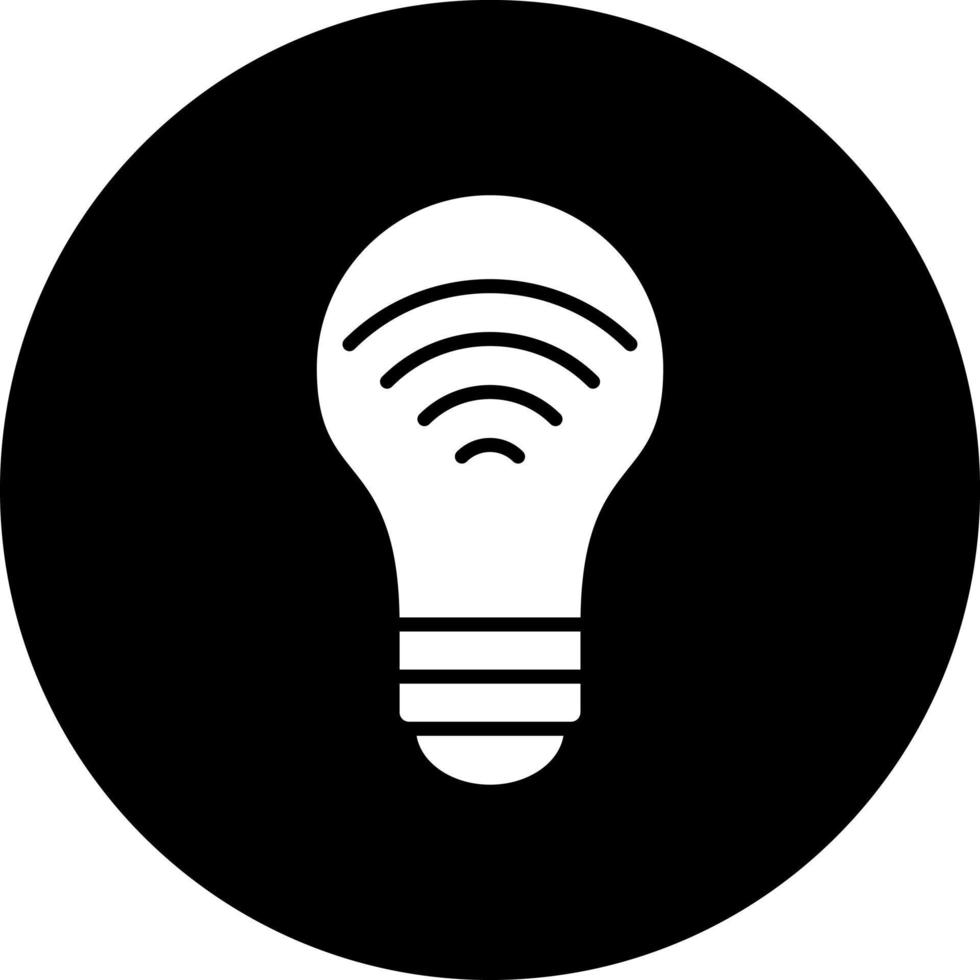 Smart Bulb Vector Icon Style