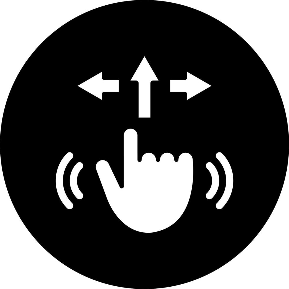 Gesture Control Vector Icon Style