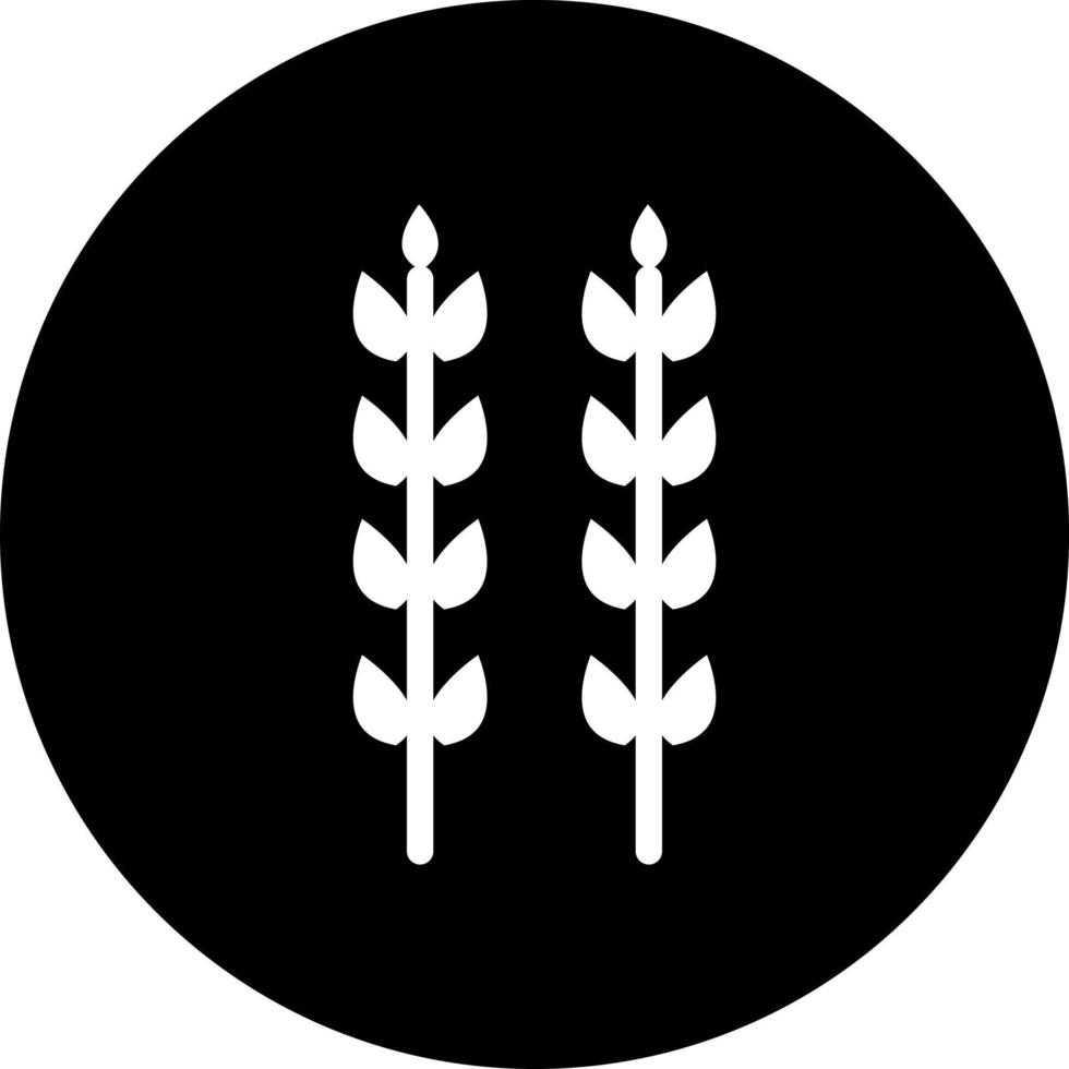 Wheat Vector Icon Style