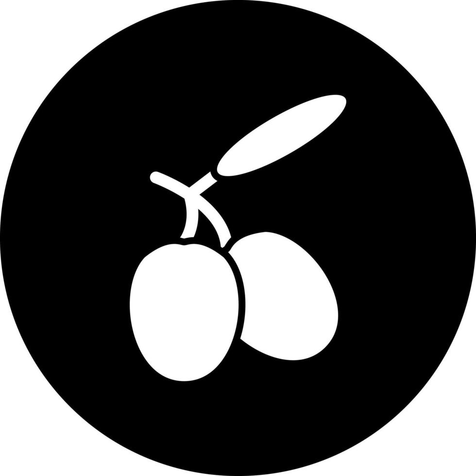 aceituna vector icono estilo