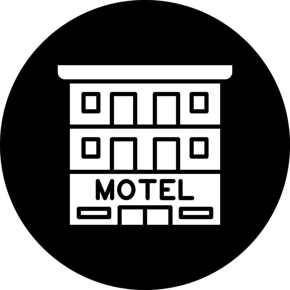 motel vector icono estilo