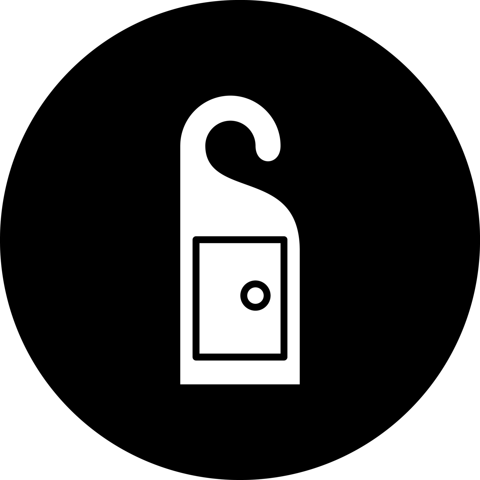 Door Hanger Vector Icon Style 22621906 Vector Art at Vecteezy