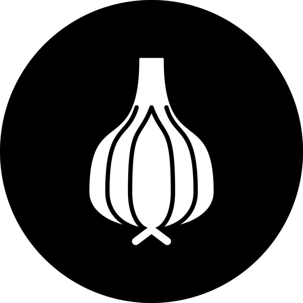 Garlic Vector Icon Style