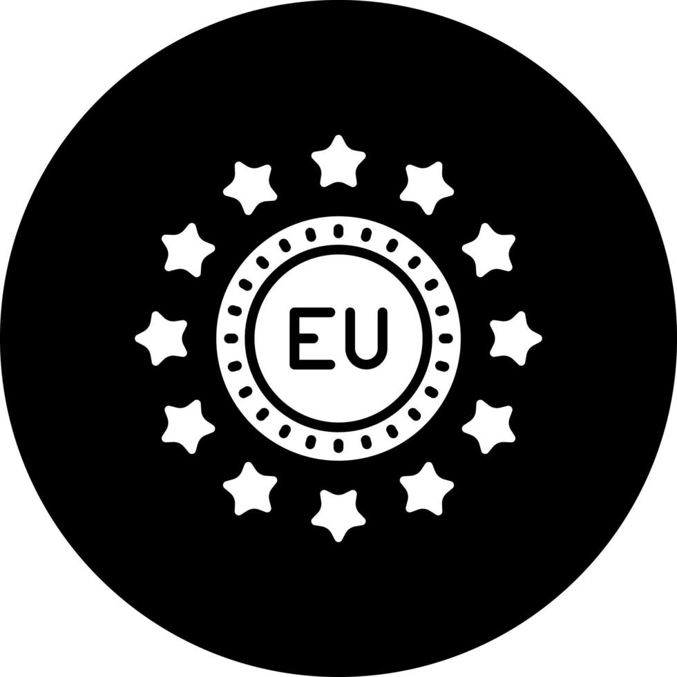 UE vector icono estilo