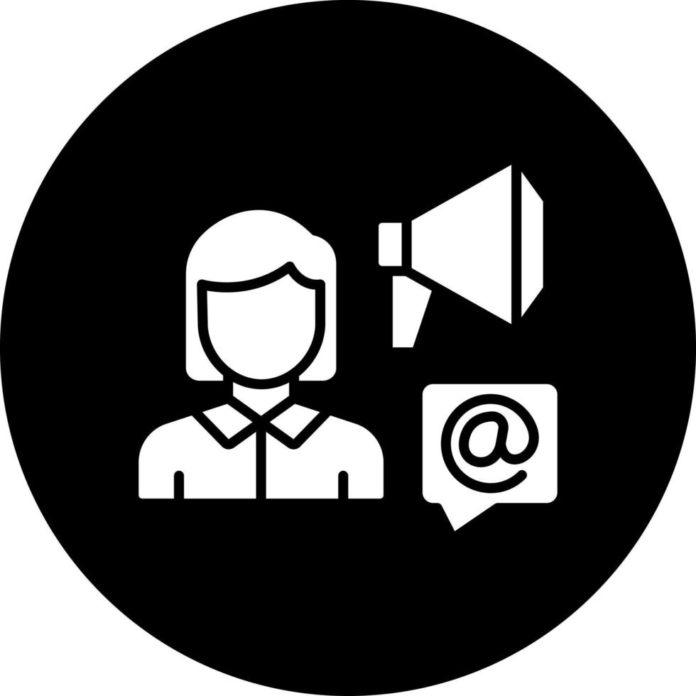 Brand Mentions Vector Icon Style