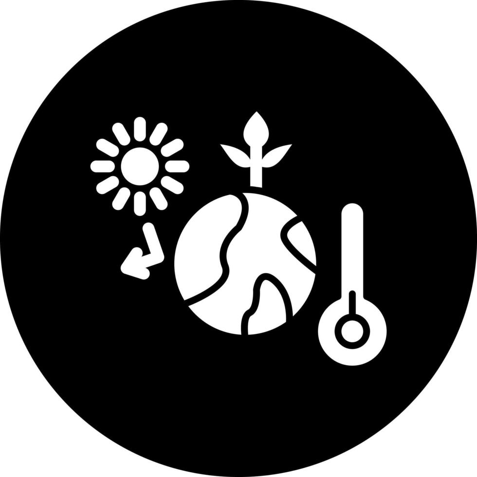 Greenhouse Effect Vector Icon Style