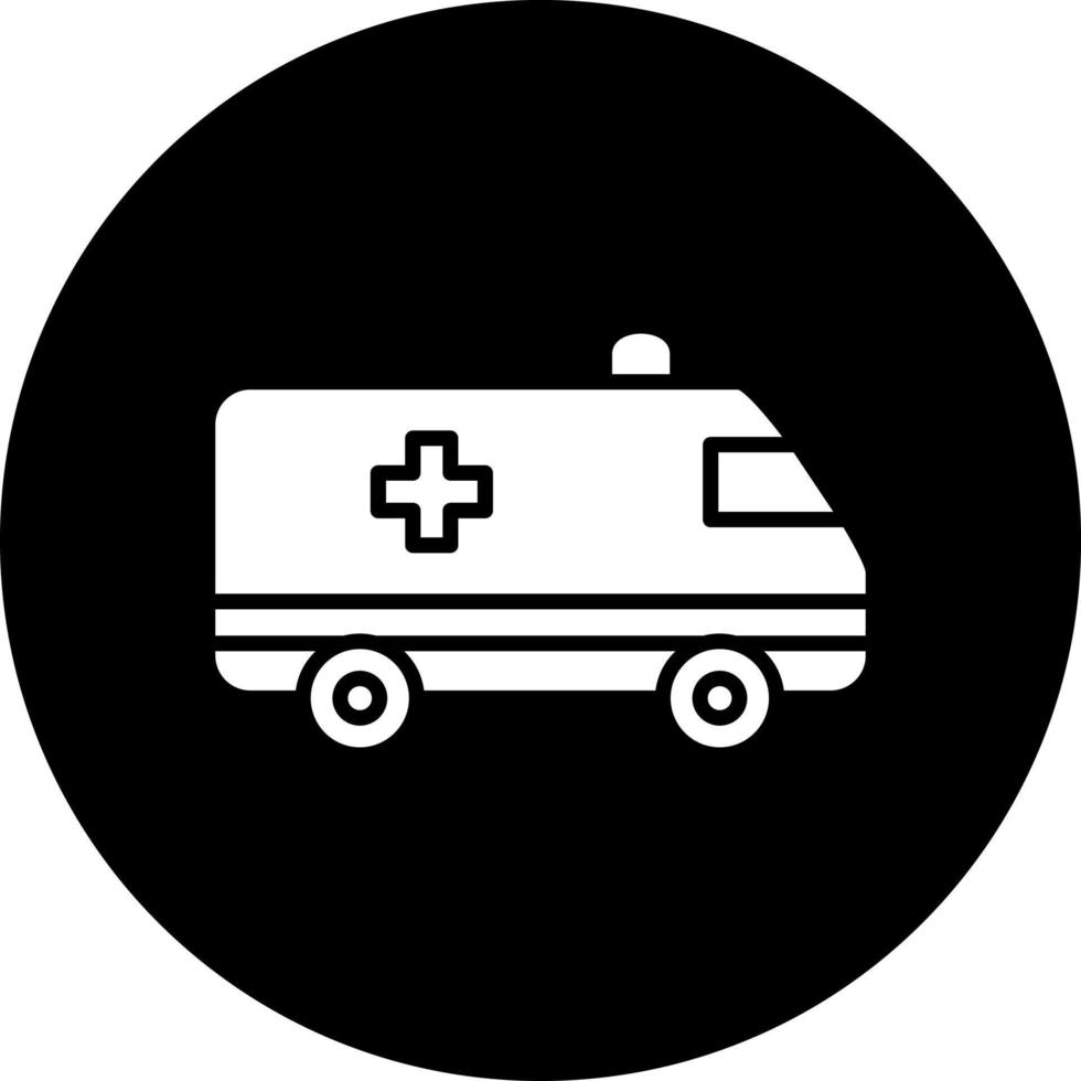 Ambulance Vector Icon Style