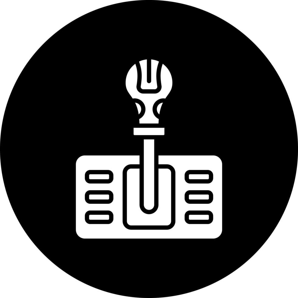 Gearshift Vector Icon Style