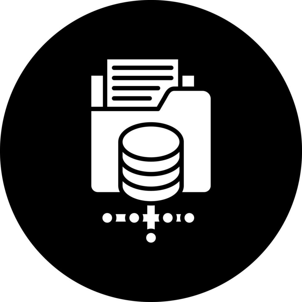 Data Storage Vector Icon Style