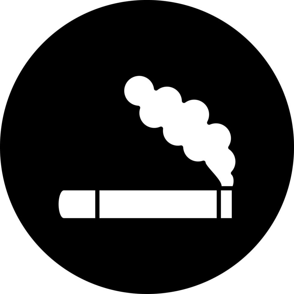 fumar vector icono estilo