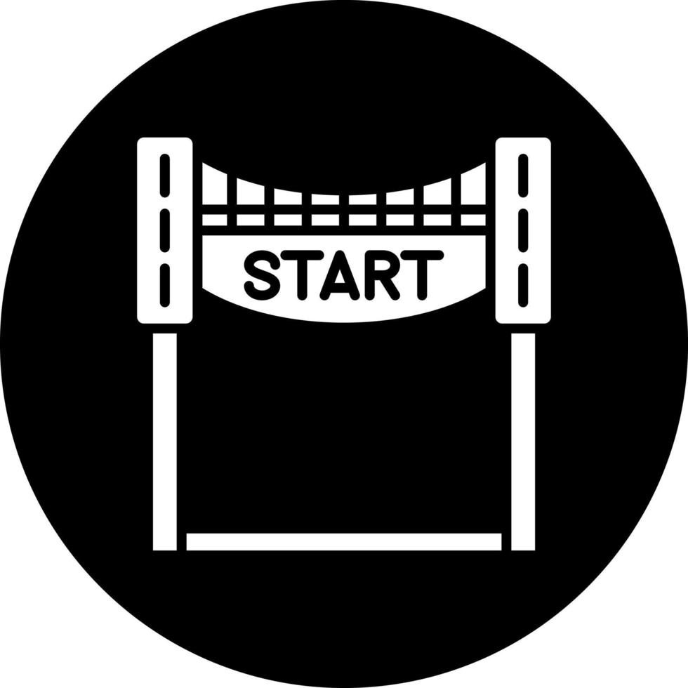 Race Start Vector Icon Style