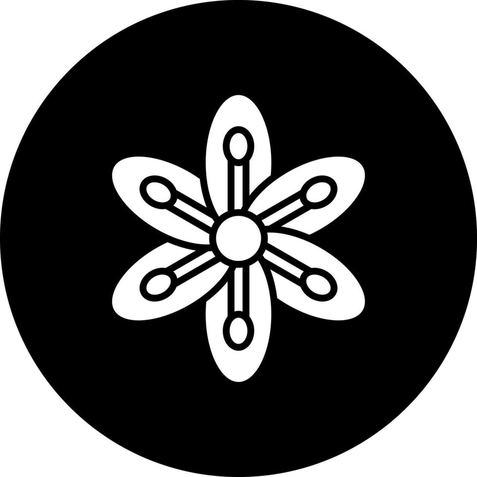 Tiger Lily Vector Icon Style