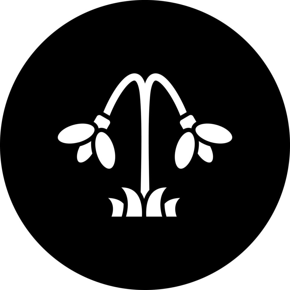 Snowdrop Vector Icon Style