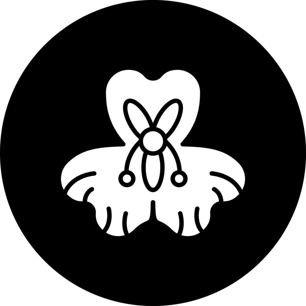 Alstroemeria vector icono estilo