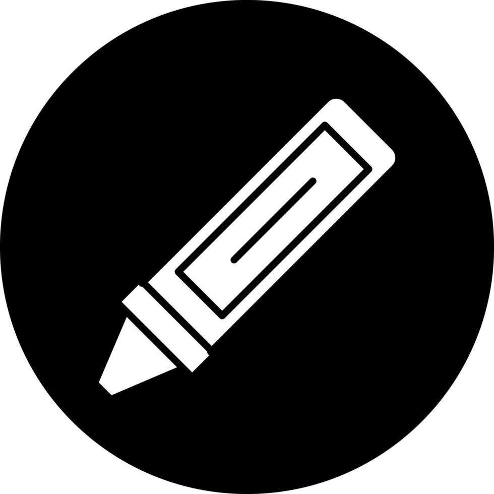 lápiz de color vector icono estilo