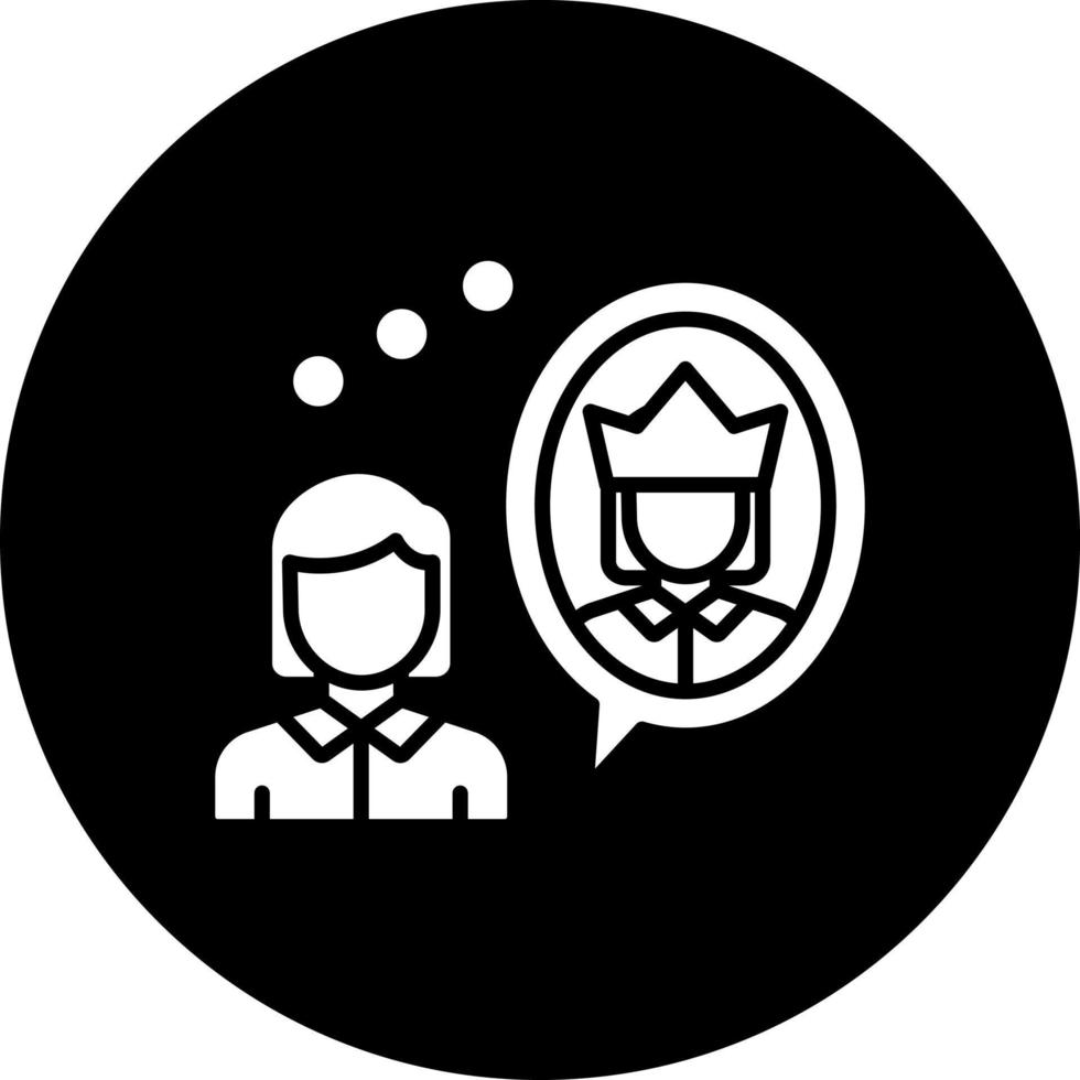 Self Esteem Vector Icon Style
