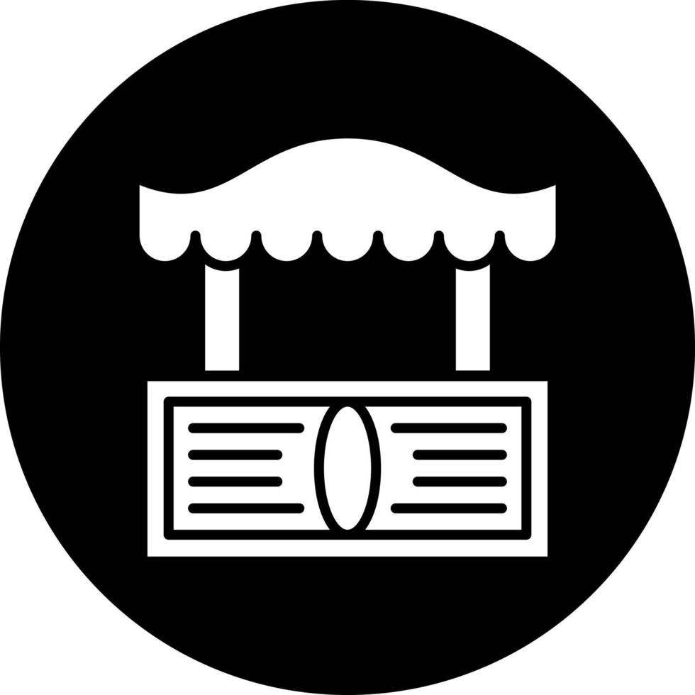 Street Market Vector Icon Style