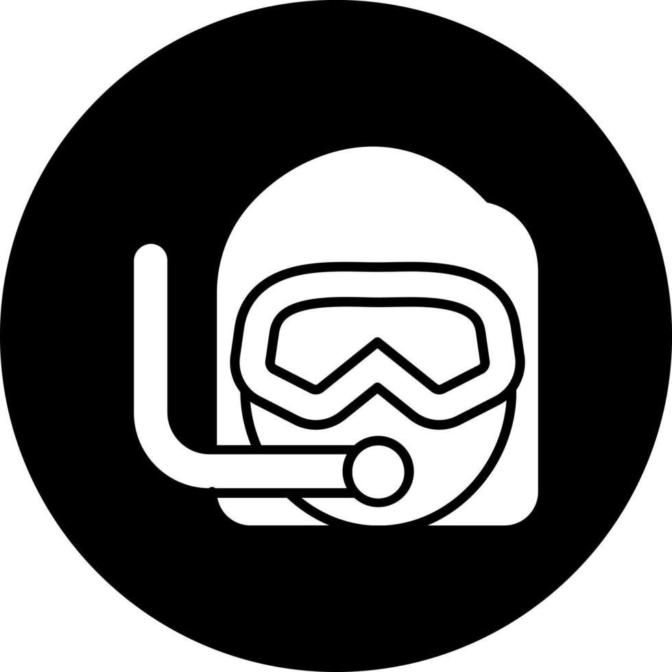 Scuba Diving Vector Icon Style