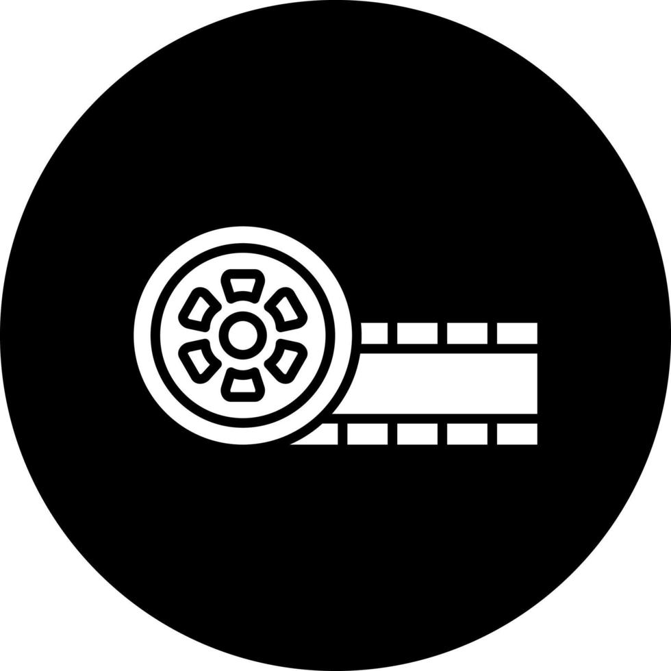 Film Reel Vector Icon Style