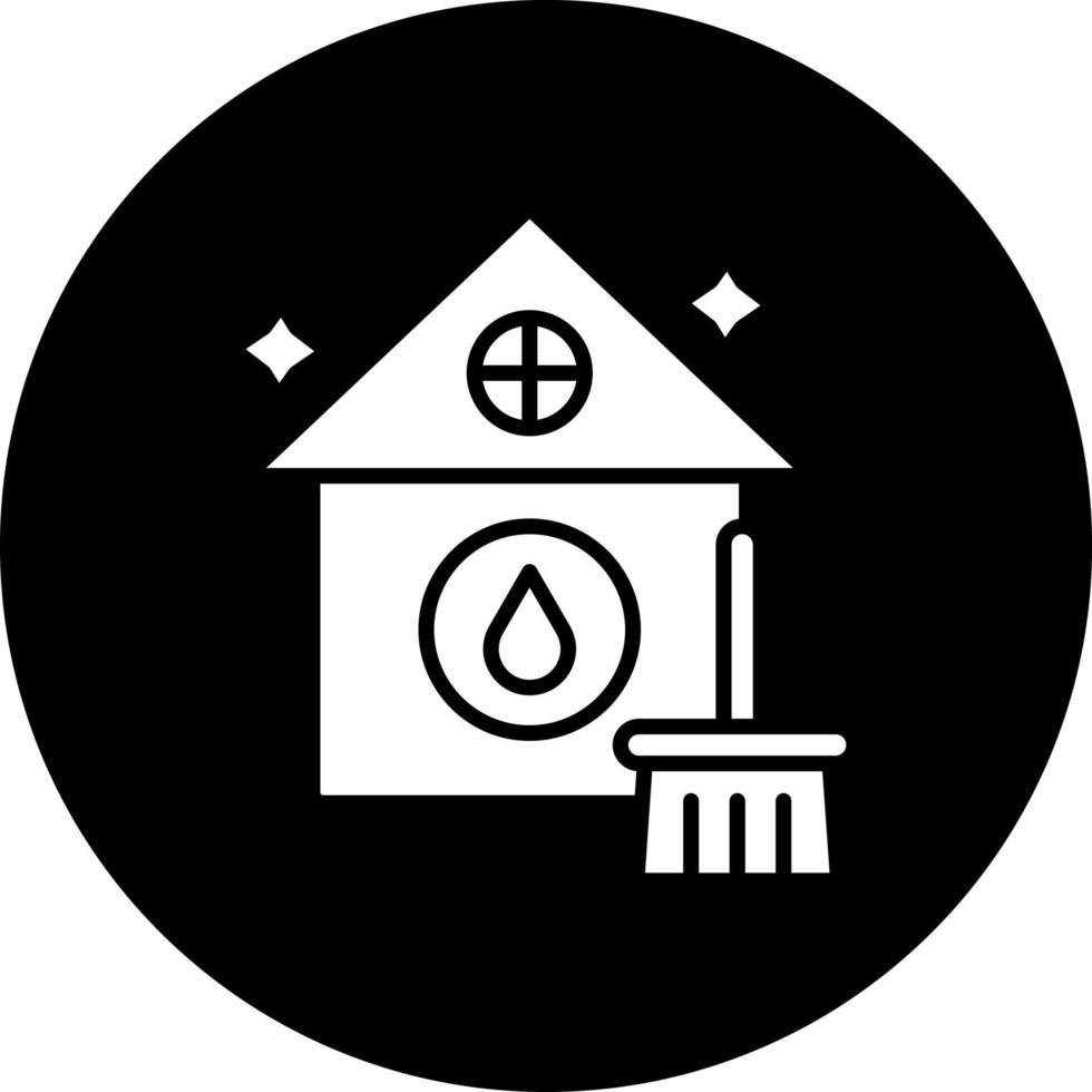 Water Damage Cleaning Vector Icon Style