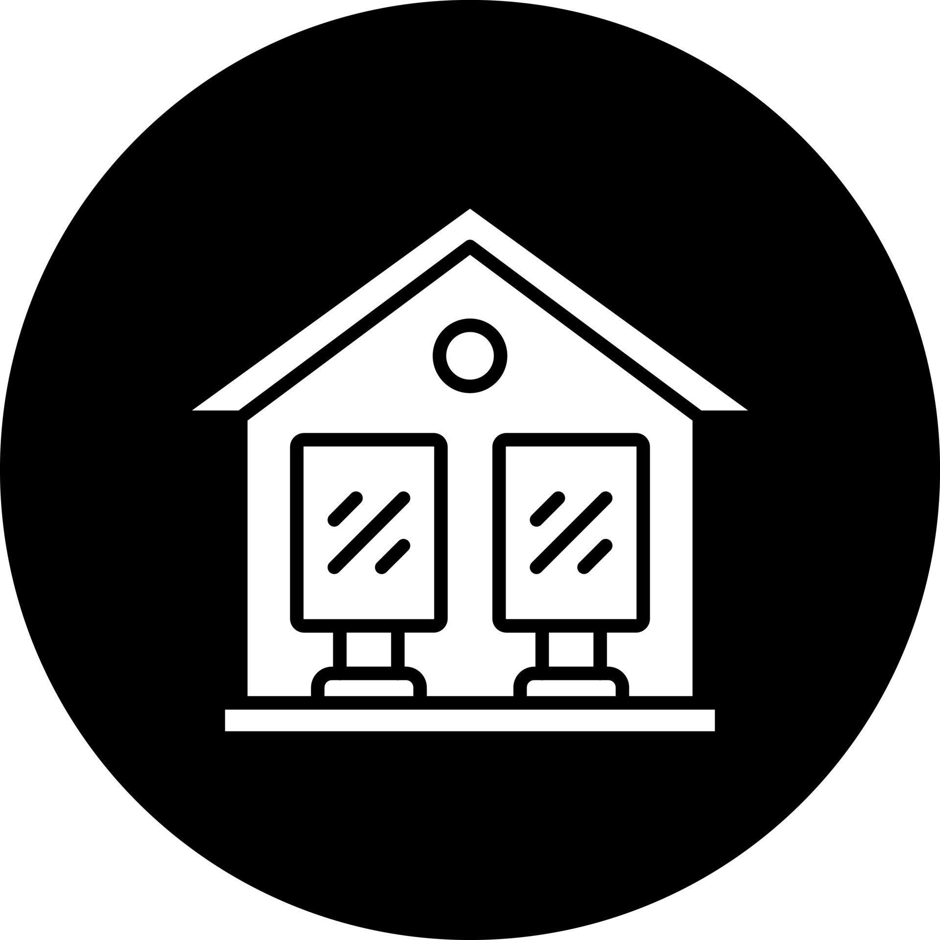 House Of Mirrors Vector Icon Style 22623032 Vector Art at Vecteezy