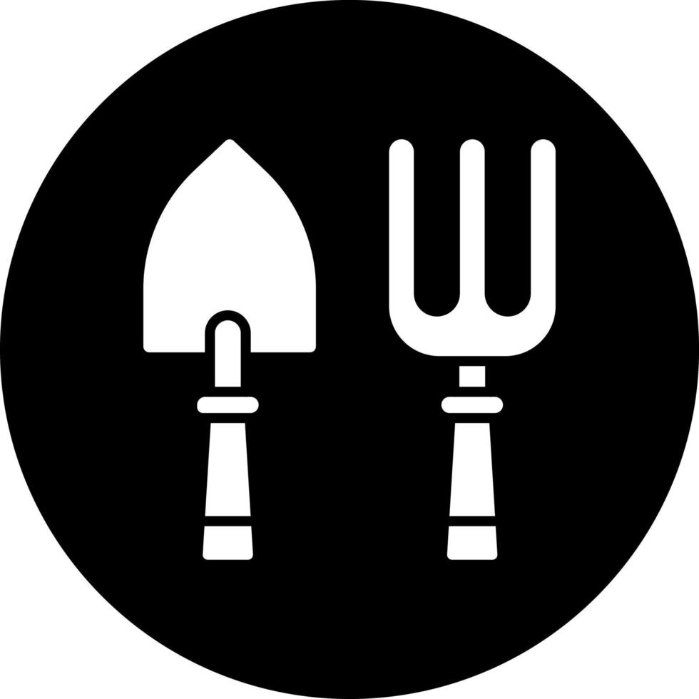 Fork And Trowel Vector Icon Style