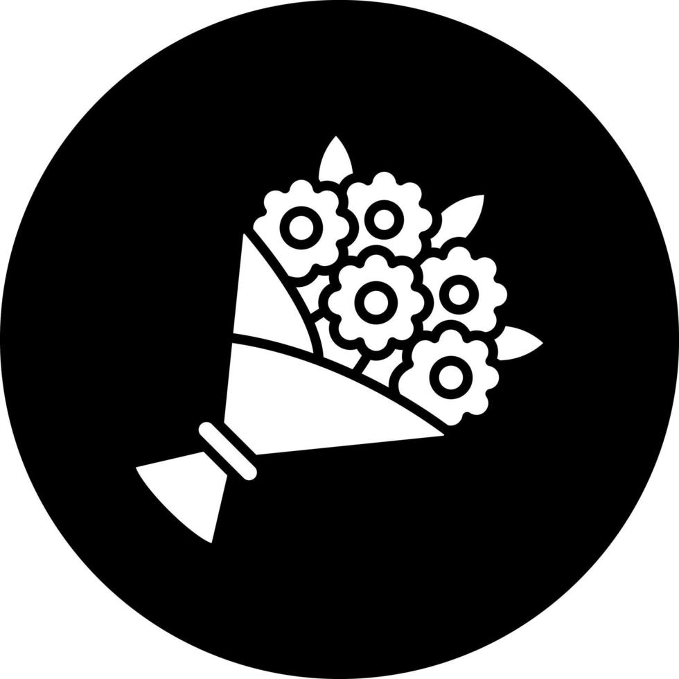 Bouquet Vector Icon Style