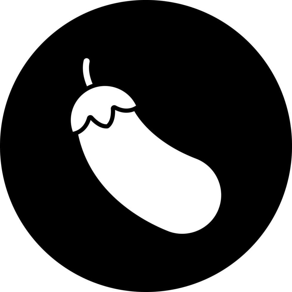 Eggplant Vector Icon Style