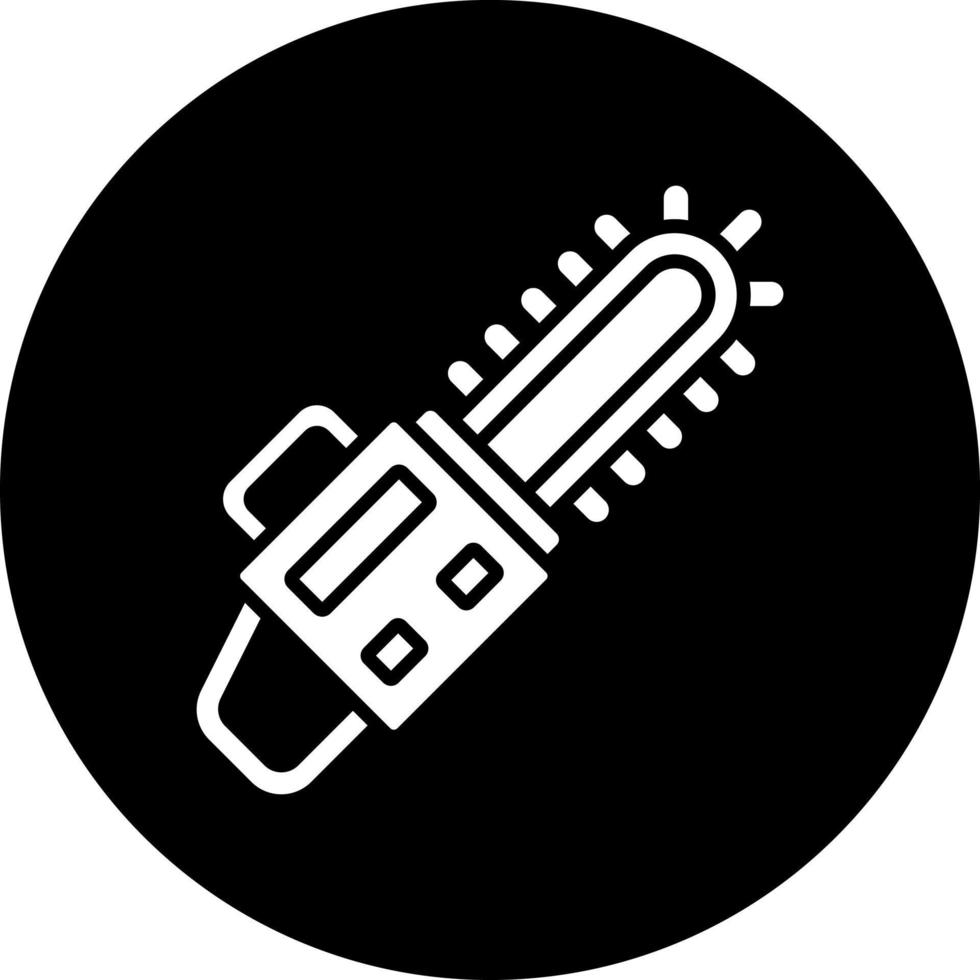 Chainsaw Vector Icon Style